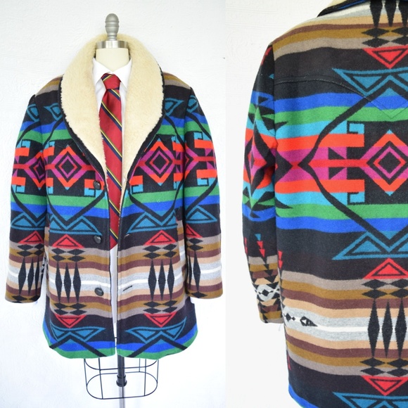 pendleton blanket coat mens